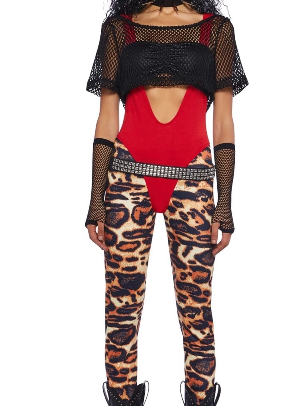 Dolls Kill Big Hair Band 80’s Rocker Costume for Women